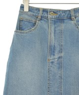 Q.anos（キュアノス）ロング・マキシ丈スカート 青 サイズ:0(XS位) レディース/2200600259145