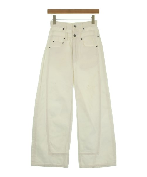 Q.anos(キュアノス)デニムパンツ 白 サイズ:0(XS位)/2200675243063