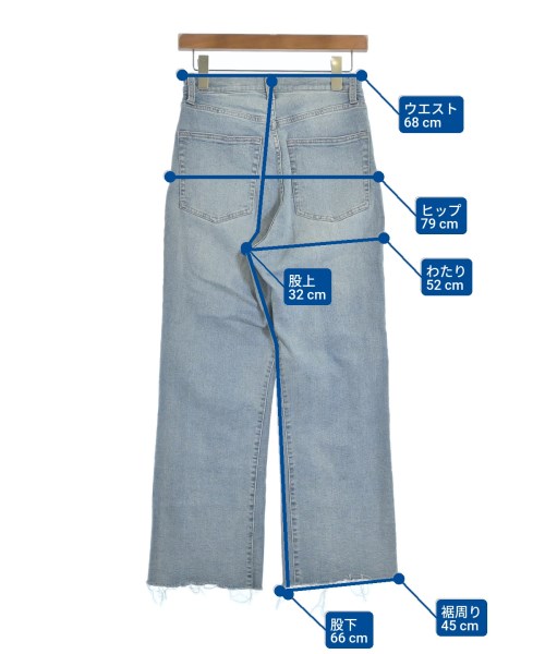 Q.anos（キュアノス）デニムパンツ 青 サイズ:0(XS位) レディース/2200672940019