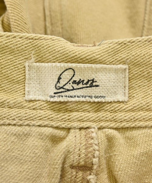 Q.anos（キュアノス）デニムパンツ ベージュ サイズ:1(S位) レディース/2200673609045