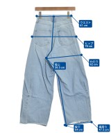 Q.anos（キュアノス）デニムパンツ 青 サイズ:PS レディース/2200661019061