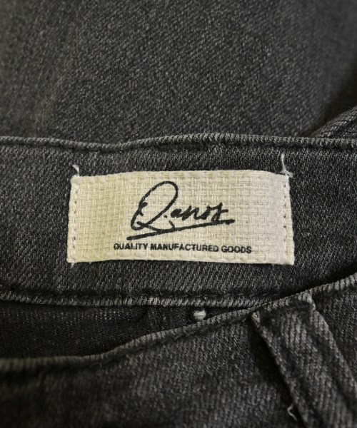 Q.anos（キュアノス）デニムパンツ 黒 サイズ:0(XS位) レディース/2200668167017