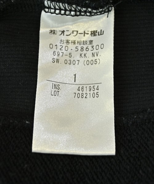Re NAVE（リネイヴ）スウェット 黒 サイズ:1(S位) レディース/2200708366011
