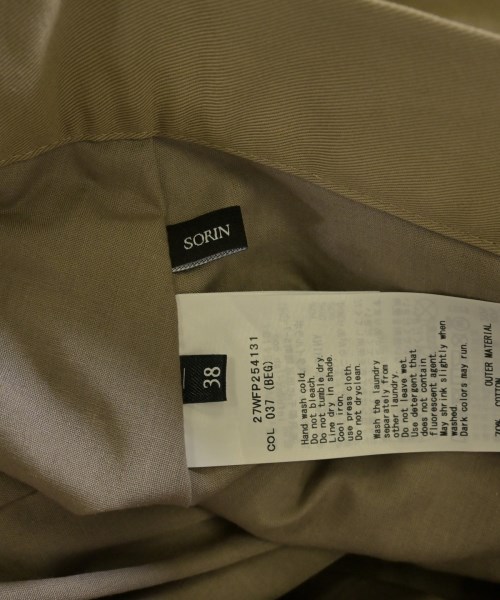 SORIN（ソリン）ショートパンツ ベージュ サイズ:38(M位) レディース/2200659744074