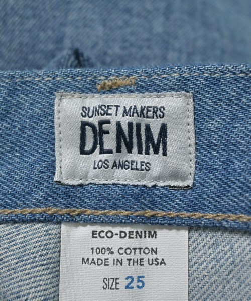 SUNSET MAKERS（サンセットメイカーズ）デニムパンツ 青 サイズ:25(S位) レディース/2200631137344