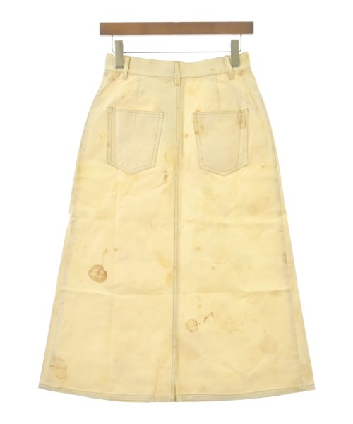 TEAK（チーク）ロング・マキシ丈スカート 黄 サイズ:S レディース/2200631137412