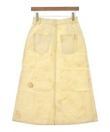 TEAK（チーク）ロング・マキシ丈スカート 黄 サイズ:S レディース/2200631137412