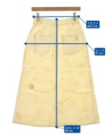 TEAK（チーク）ロング・マキシ丈スカート 黄 サイズ:S レディース/2200631137412