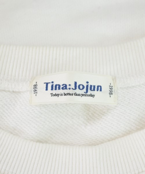 TINA:JOJUN（ティーナジョジュン）スウェット 白 サイズ:M レディース/2200615362021