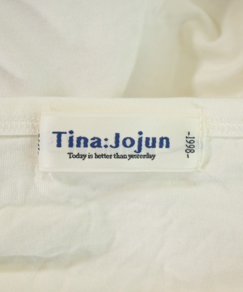 TINA:JOJUN（ティーナジョジュン）Tシャツ・カットソー 白 サイズ:M レディース/2200713508086