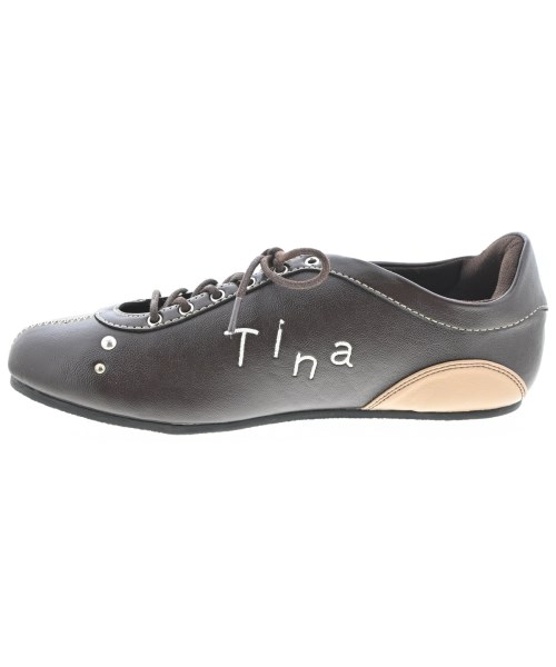 TINA:JOJUN（ティーナジョジュン）スニーカー 茶 サイズ:M(23.5cm位) レディース/2200698822269