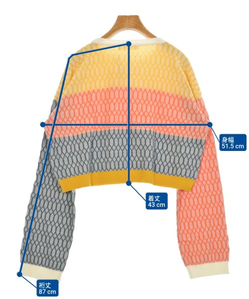 TINA:JOJUN（ティーナジョジュン）ニット・セーター 黄 サイズ:M レディース/2200646877020