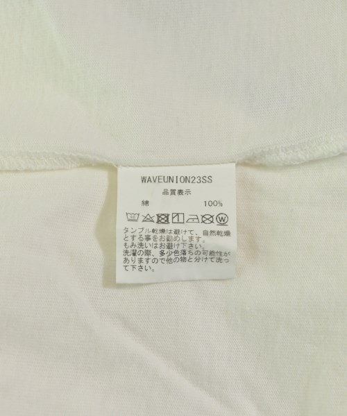 WAVE UNION（ウェーブユニオン）Tシャツ・カットソー 白 サイズ:M レディース/2200693912064