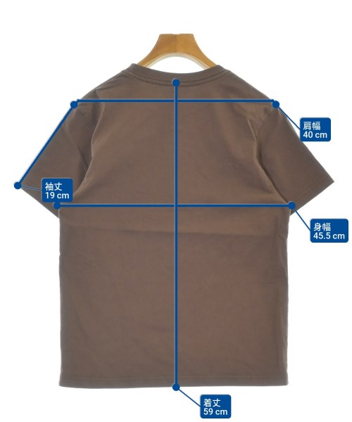 WAVE UNION（ウェーブユニオン）Tシャツ・カットソー 茶 サイズ:1(S位) レディース/2200643462045