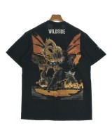 WILDSIDE YOHJI YAMAMOTO（ワイルドサイドヨウジヤマモト）Tシャツ・カットソー 黒 サイズ:3(L位) メンズ/2200642190048