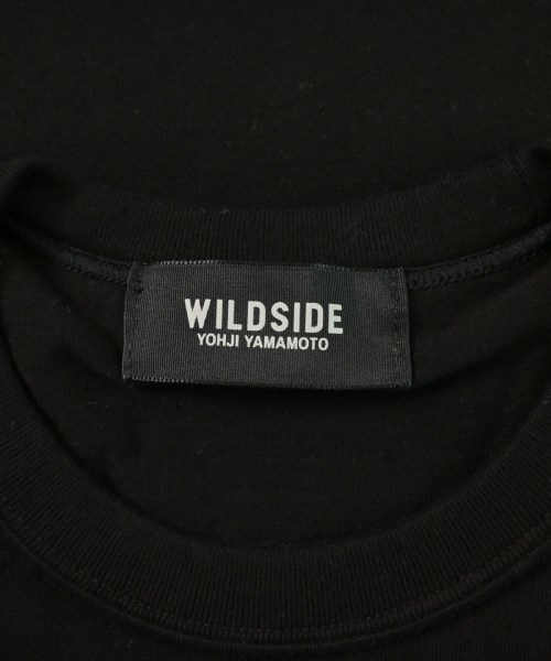 WILDSIDE YOHJI YAMAMOTO（ワイルドサイドヨウジヤマモト）Tシャツ・カットソー 黒 サイズ:3(L位) メンズ/2200642190055