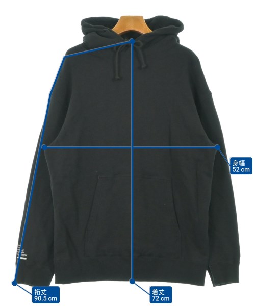 WILDSIDE YOHJI YAMAMOTO（ワイルドサイドヨウジヤマモト）パーカー 黒 サイズ:2(S位) メンズ/2200643185050