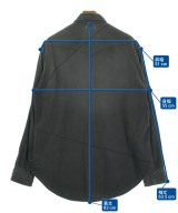 WILDSIDE YOHJI YAMAMOTO（ワイルドサイドヨウジヤマモト）カジュアルシャツ 黒 サイズ:3(L位) メンズ/2200621681062