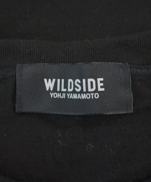 WILDSIDE YOHJI YAMAMOTO（ワイルドサイドヨウジヤマモト）Tシャツ・カットソー 黒 サイズ:3(L位) メンズ/2200622873077