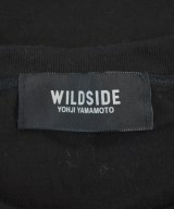 WILDSIDE YOHJI YAMAMOTO（ワイルドサイドヨウジヤマモト）Tシャツ・カットソー 黒 サイズ:3(L位) メンズ/2200622873077