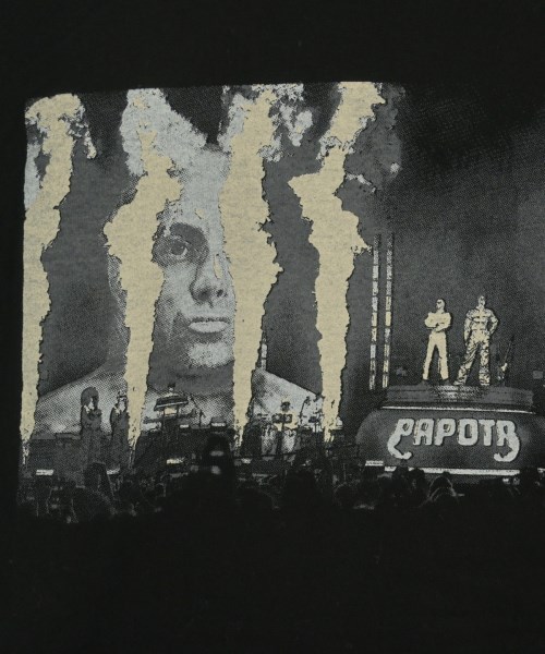 WILDSIDE YOHJI YAMAMOTO（ワイルドサイドヨウジヤマモト）Tシャツ・カットソー 黒 サイズ:4(L位) メンズ/2200625234035