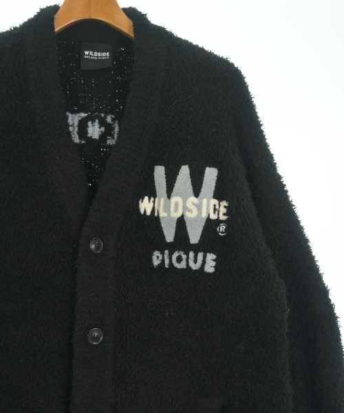 WILDSIDE YOHJI YAMAMOTO（ワイルドサイドヨウジヤマモト）カーディガン 黒 サイズ:M-L メンズ/2200610332029