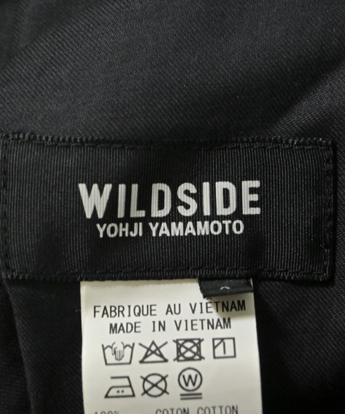 WILDSIDE YOHJI YAMAMOTO（ワイルドサイドヨウジヤマモト）チノパン 黒 サイズ:3(L位) メンズ/2200610654114