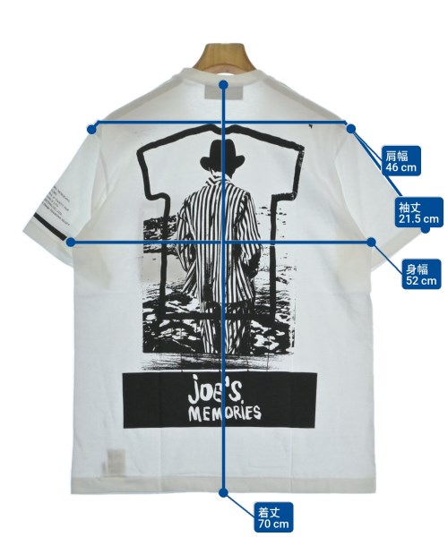 WILDSIDE YOHJI YAMAMOTO（ワイルドサイドヨウジヤマモト）Tシャツ・カットソー 白 サイズ:2(M位) メンズ/2200605815100