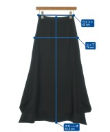 WILDSIDE YOHJI YAMAMOTO（ワイルドサイドヨウジヤマモト）ロング・マキシ丈スカート 黒 サイズ:1(XS位) レディース/2200672609084