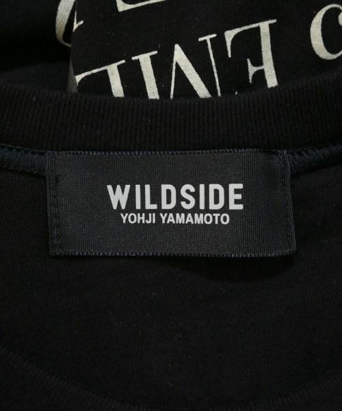 WILDSIDE YOHJI YAMAMOTO（ワイルドサイドヨウジヤマモト）Tシャツ・カットソー 黒 サイズ:3(M位) メンズ/2200673555038