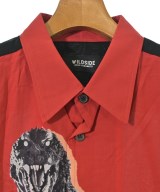 WILDSIDE YOHJI YAMAMOTO（ワイルドサイドヨウジヤマモト）カジュアルシャツ 赤 サイズ:3(L位) メンズ/2200678084199