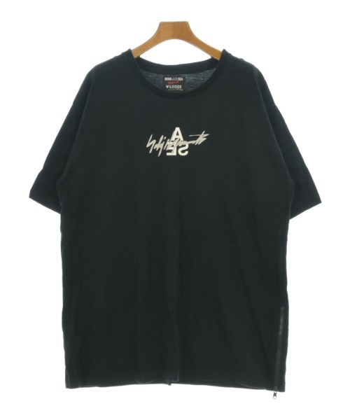WILDSIDE YOHJI YAMAMOTO(ワイルドサイドヨウジヤマモト)Tシャツ・カットソー 黒 サイズ:4(L位)/2200681809086