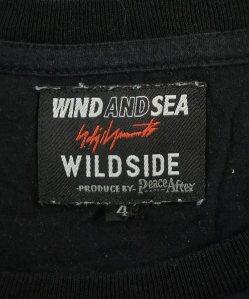 WILDSIDE YOHJI YAMAMOTO（ワイルドサイドヨウジヤマモト）Tシャツ・カットソー 黒 サイズ:4(L位) メンズ/2200681809086