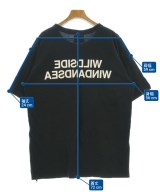 WILDSIDE YOHJI YAMAMOTO（ワイルドサイドヨウジヤマモト）Tシャツ・カットソー 黒 サイズ:4(L位) メンズ/2200681809086
