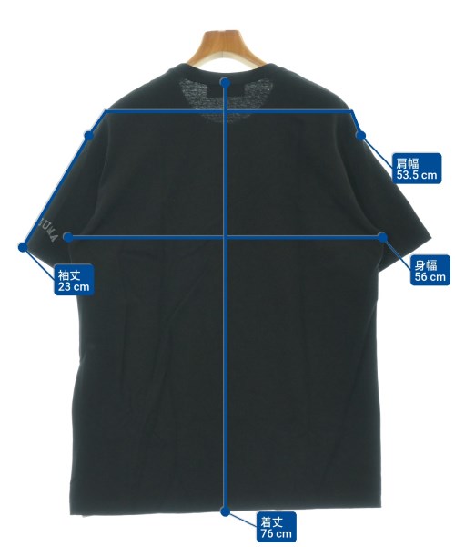 WILDSIDE YOHJI YAMAMOTO（ワイルドサイドヨウジヤマモト）Tシャツ・カットソー 黒 サイズ:4(XL位) メンズ/2200697167026