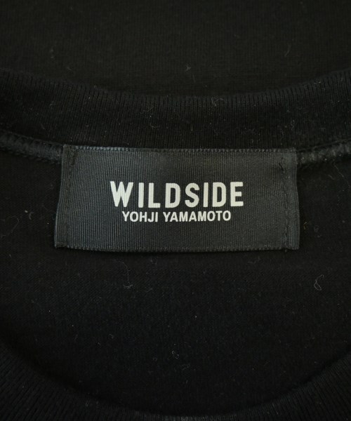 WILDSIDE YOHJI YAMAMOTO（ワイルドサイドヨウジヤマモト）Tシャツ・カットソー 黒 サイズ:3(L位) メンズ/2200697167033