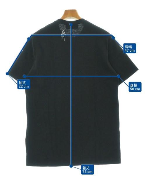 WILDSIDE YOHJI YAMAMOTO（ワイルドサイドヨウジヤマモト）Tシャツ・カットソー 黒 サイズ:3(L位) メンズ/2200697167033