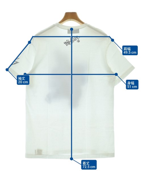 WILDSIDE YOHJI YAMAMOTO（ワイルドサイドヨウジヤマモト）Tシャツ・カットソー 白 サイズ:3(L位) メンズ/2200697167040