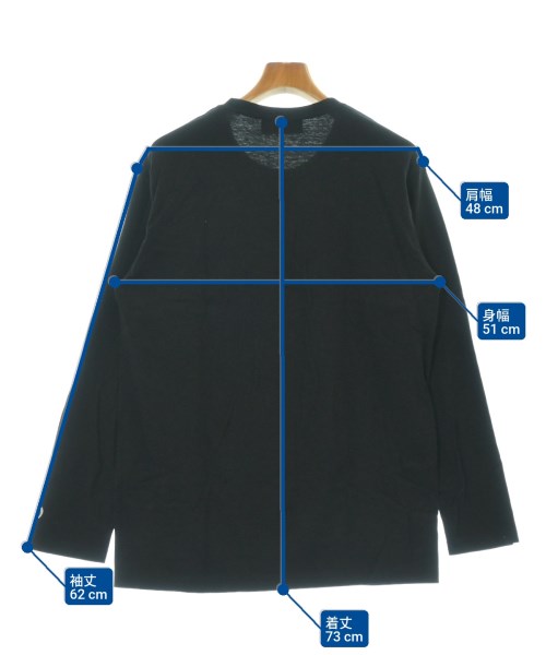 WILDSIDE YOHJI YAMAMOTO（ワイルドサイドヨウジヤマモト）Tシャツ・カットソー 黒 サイズ:3(L位) メンズ/2200697167057