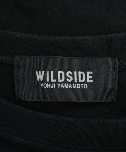 WILDSIDE YOHJI YAMAMOTO（ワイルドサイドヨウジヤマモト）Tシャツ・カットソー 黒 サイズ:3(L位) メンズ/2200698053069