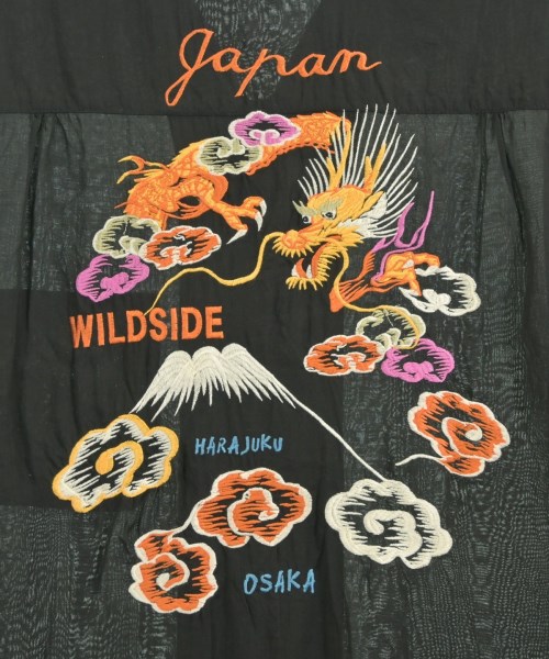 WILDSIDE YOHJI YAMAMOTO（ワイルドサイドヨウジヤマモト）カジュアルシャツ 黒 サイズ:3(M位) メンズ/2200710719034