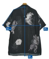 WILDSIDE YOHJI YAMAMOTO（ワイルドサイドヨウジヤマモト）カジュアルシャツ 黒 サイズ:3(M位) メンズ/2200714089027