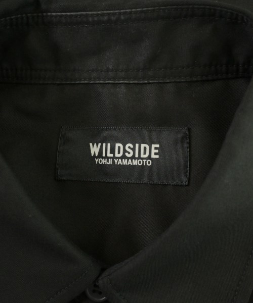 WILDSIDE YOHJI YAMAMOTO（ワイルドサイドヨウジヤマモト）カジュアルシャツ 黒 サイズ:3(M位) メンズ/2200718605018