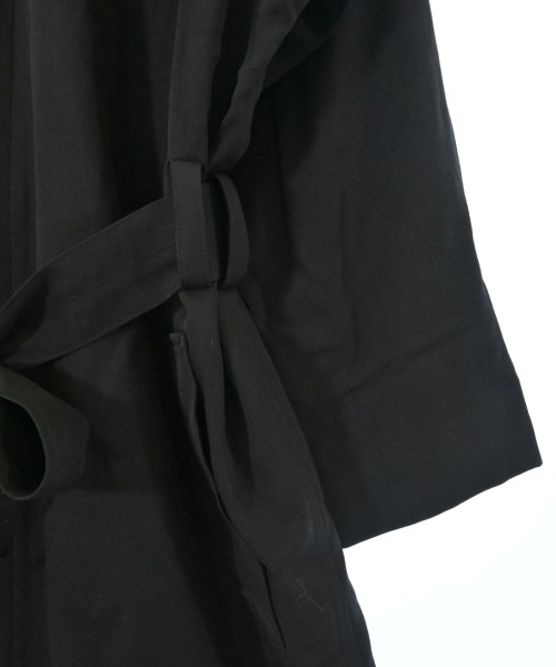 WILDSIDE YOHJI YAMAMOTO（ワイルドサイドヨウジヤマモト）ステンカラーコート 黒 サイズ:3(L位) メンズ/2200646531083