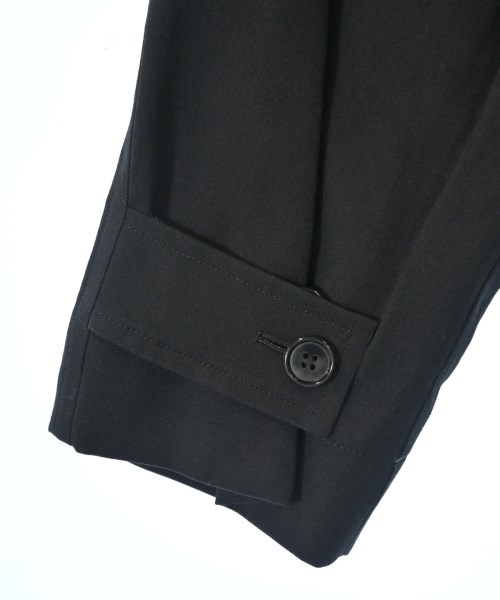 WILDSIDE YOHJI YAMAMOTO（ワイルドサイドヨウジヤマモト）ステンカラーコート 黒 サイズ:3(L位) メンズ/2200646531083