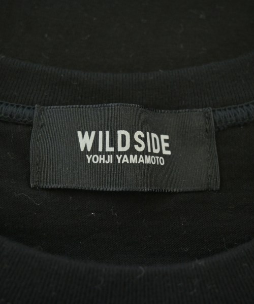WILDSIDE YOHJI YAMAMOTO（ワイルドサイドヨウジヤマモト）Tシャツ・カットソー 黒 サイズ:3(L位) メンズ/2200636189553