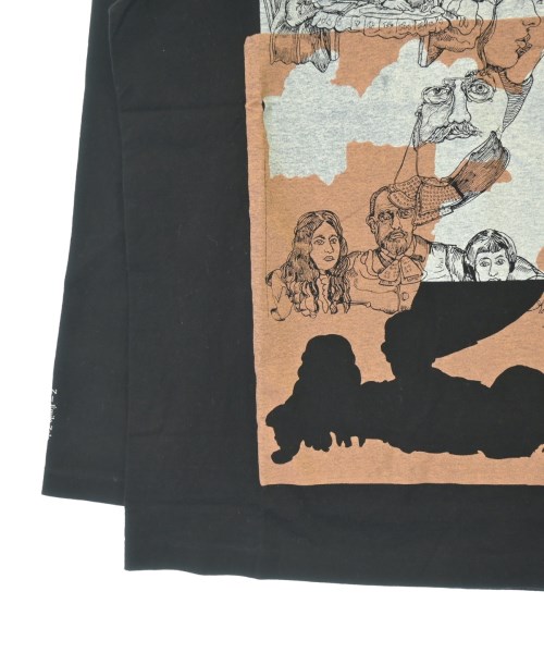 WILDSIDE YOHJI YAMAMOTO（ワイルドサイドヨウジヤマモト）Tシャツ・カットソー 黒 サイズ:3(L位) メンズ/2200636189638
