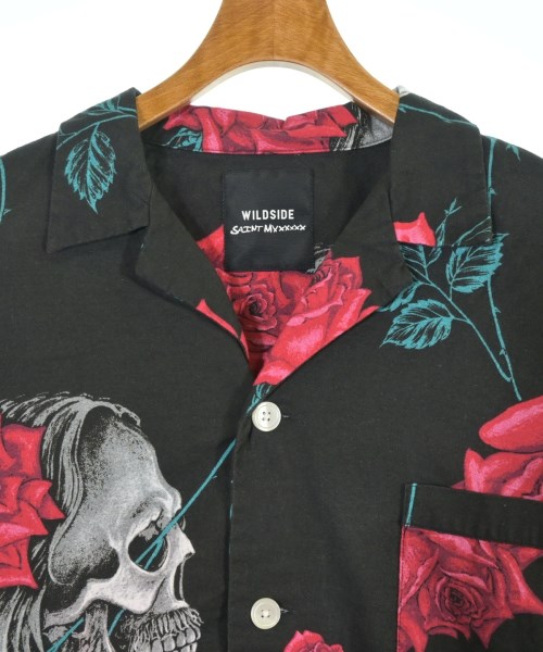 WILDSIDE YOHJI YAMAMOTO（ワイルドサイドヨウジヤマモト）カジュアルシャツ 黒 サイズ:M メンズ/2200651264068
