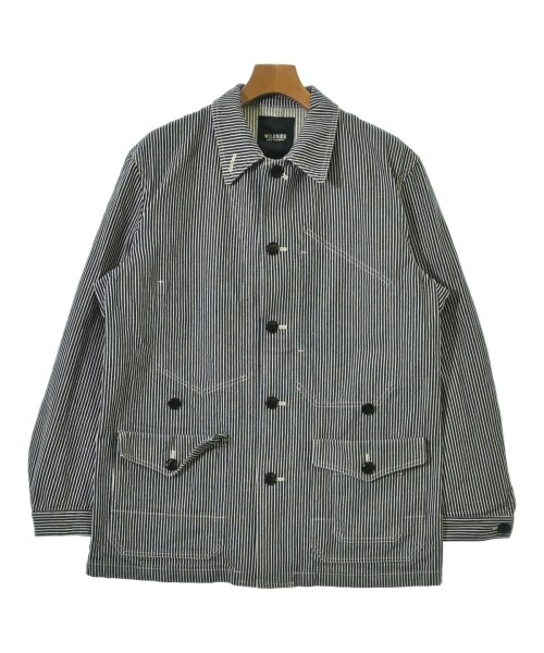 WILDSIDE YOHJI YAMAMOTO(ワイルドサイドヨウジヤマモト)カバーオール 紺 サイズ:2(M位)/2200702646034