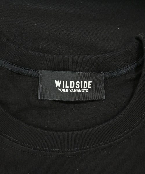 WILDSIDE YOHJI YAMAMOTO（ワイルドサイドヨウジヤマモト）Tシャツ・カットソー 黒 サイズ:3(L位) メンズ/2200704767119